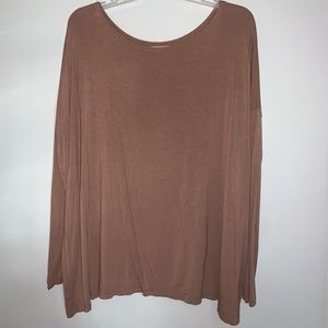 Piko 1988 Brown Long Sleeve Top